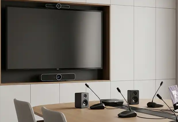 hybrid corporate meeting AV rental